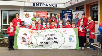 Mayo County Council Launch Castlebar Park and Stride Scheme at Castlebar Primary School