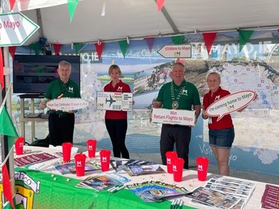 Visit Mayo was the Message to the 100,000 visitors at the Milwaukee Irish Festival 