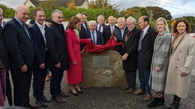Minister Naughton Opens The New N26 Cloongullane Bridge