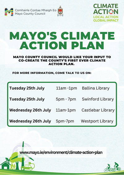 Have Your Say On The Development Of Mayo’s First Climate Action Plan