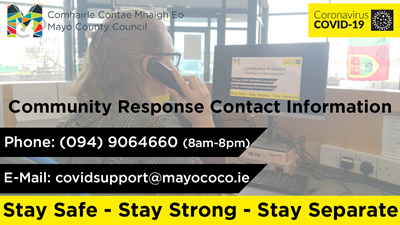 Mayo Community Covid-19 Forum – Update on support work to date