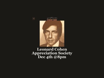 Leonard Cohen Appreciation Society