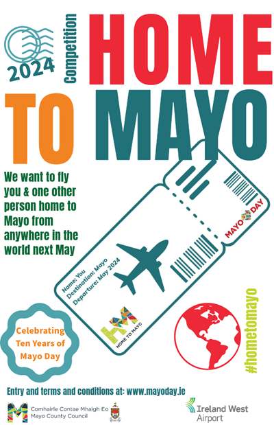 Experience The Magic Of Mayo: Enter The 'Home To Mayo' Competition To Win Flights To Mayo Next May!