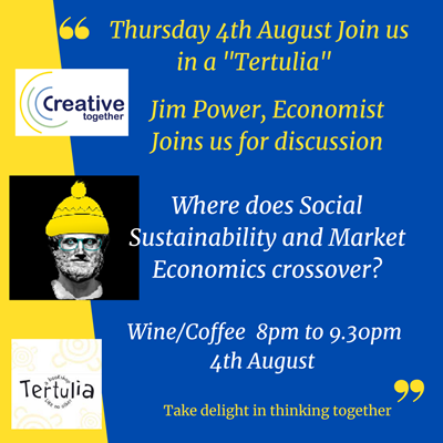 Society & Economics at Tertulia Bookshop, Westport (with special guest Economist Jim Power)
