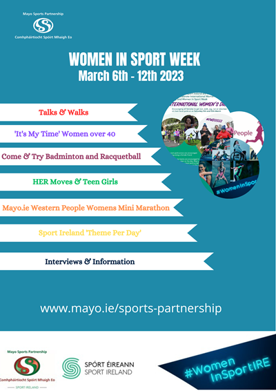 Mayo Sports Partnership Launches their Women in Sport Week 