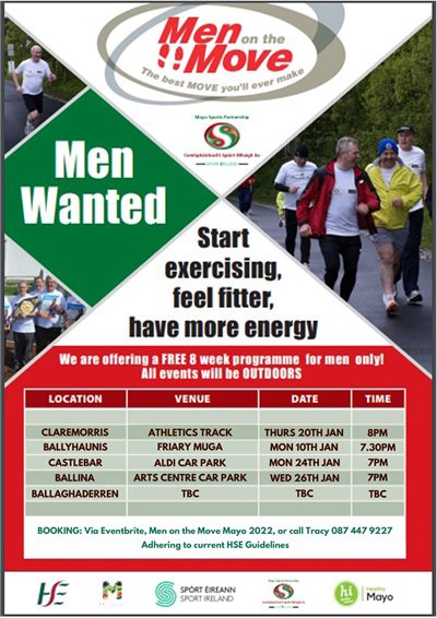 Join Men on the Move Mayo 2022 - The Best Move You Will Ever Make!