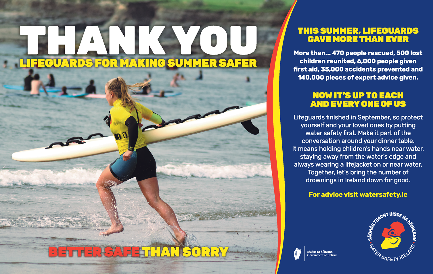 Thank you Lifeguards