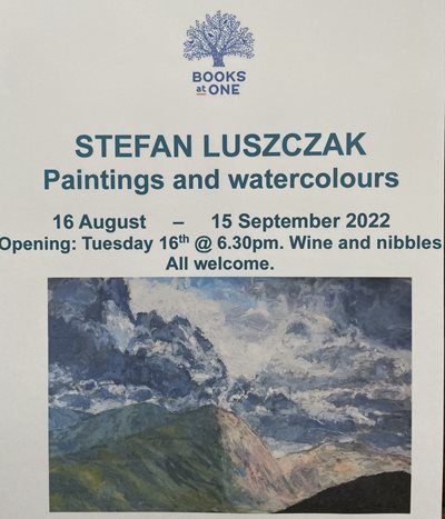 Stefan Luszczak art exhibition opening