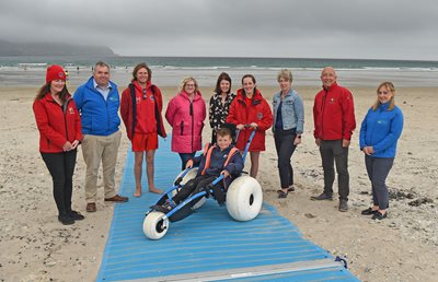 Accessible Beaches for All - Beach Wheelchairs Launched in Mayo