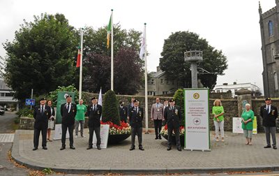 Raising of Fuchsia Flag by Mayo County Council in support of Defence Forces Ex-Service Personnel