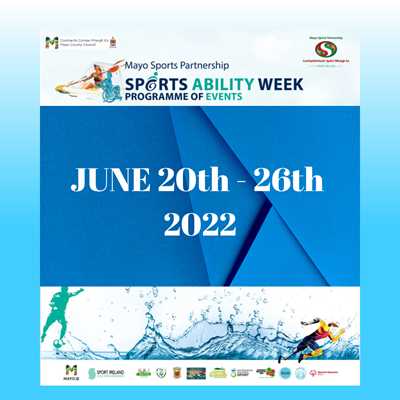 Sports Ability Week June 20th - 26th 2022- Let Us Know About Your Inclusive Event